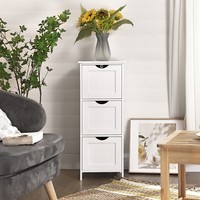 Badezimmerschrank Aufbewahrungsschrank Badschrank Badkommode Badregal BBC50WT