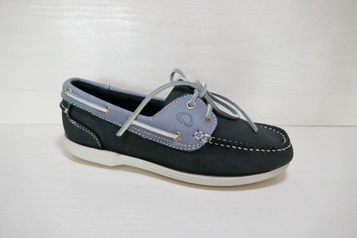 QUAYSIDE WASCHBARE "BERMUDA" NAVY+GLACIAR NUBUK LEDER DECK SCHUHE UK 4 UVP 65£ - Bild 7 von 13