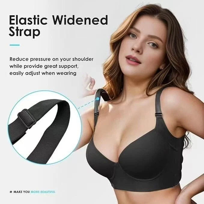 Women's Full-Coverage Boost Bra, Conceals Back Fat, Lifts, Sculpting Underwear - Image 4 of 4