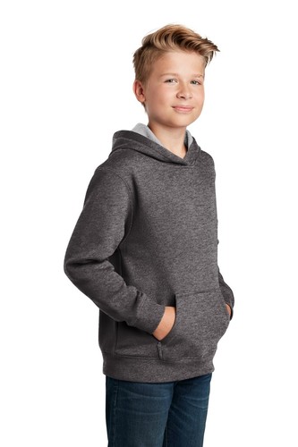 Sport-Tek YST254 Youth Updated Fit Long Sleeve Pullover Hoodie Sweatshirt - Picture 25 of 58