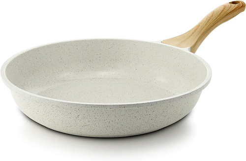 Nonstick Ceramic Frying Pan Skillet, 12.5 Inch Omelet Pan, Healthy Non Toxic Che