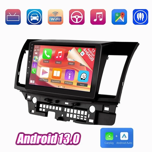 For Mitsubishi Lancer 2008-2012 Android 13 CarPlay Car Radio GPS Navi Stereo BT - Bild 2 von 20