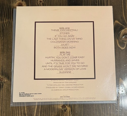 Neil Diamond - Love Songs - LP record album, 1981 MCA records MCA 5239 - Picture 2 of 3
