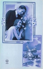 Cpa Fantaisie, Photo d'art - Couple (130140)