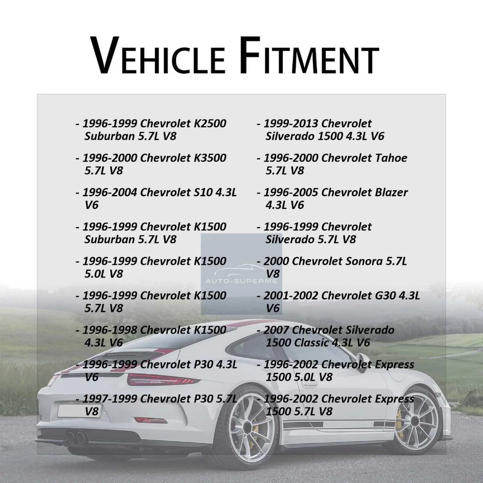 Termostato de refrigerante del motor para Chevrolet K2500 Suburban 1996-1999 5,7 L Foto 3 de 4