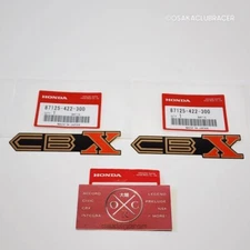 Genuine OEM Honda CBX 1000 Side Cover Decal Sticker Set Of 2 87125-422-300 NEW