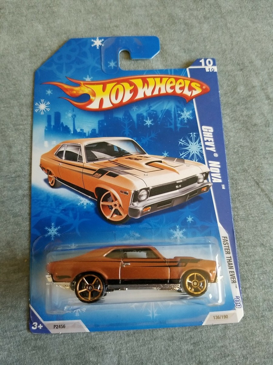 2009 Hot Wheels Snowflakes CHEVY NOVA Copper 136/190 EXCELLENT