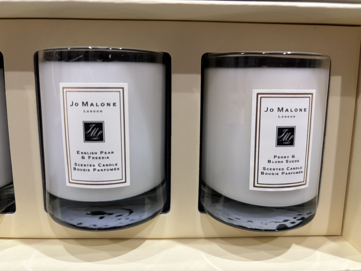 Jo Malone Travel Candle Trio, 3 Scented Mini Candle Set, New In