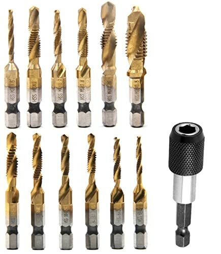 Drill Tap Bits Set Sae/metric Tap 