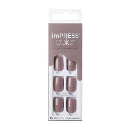 Kiss My Face ImPRESS Color Taupe Unghie Premio 30 pezzi donna