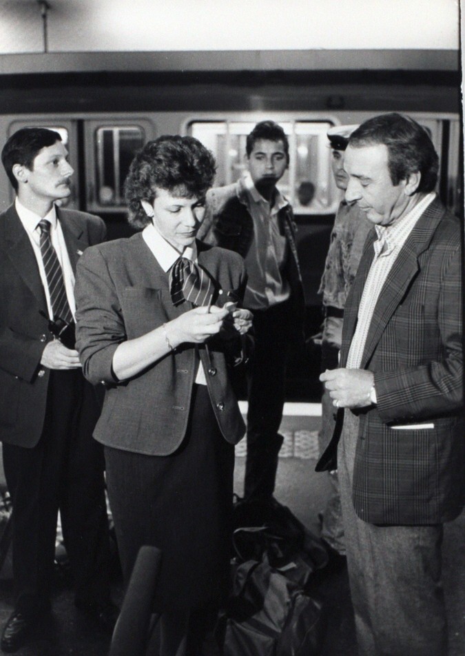 Foto vintage Francia, Metro parigina, 1991