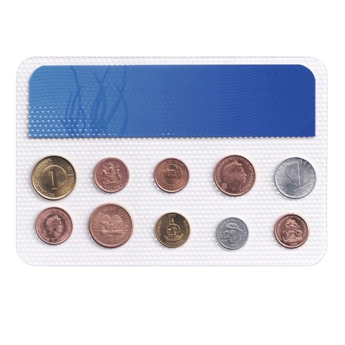 Set 10 Coins Sea Animals | Dolphin | Crab | Sea Shell | Scorpionfish | Turtle - Picture 2 of 2