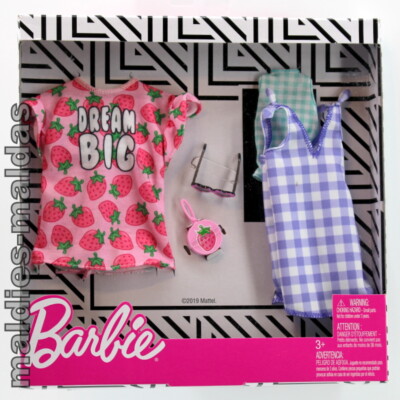 Barbie Fashion Set 2er Pack Shirt & Kleid GHX61 NEU/OVP Mode Set Kleidung Outfit