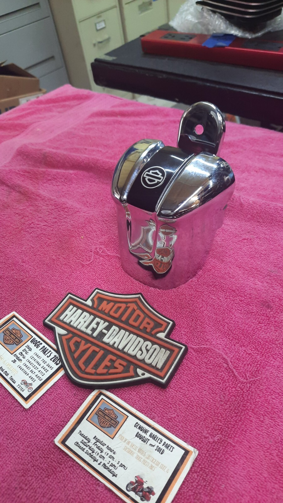 HarleyDavidson OEM Waterfall Style Horn Cover Chrome 61300523A eBay