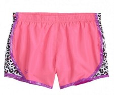 NWT Justice Girls Neon Cheetah Running Athletic Shorts 10