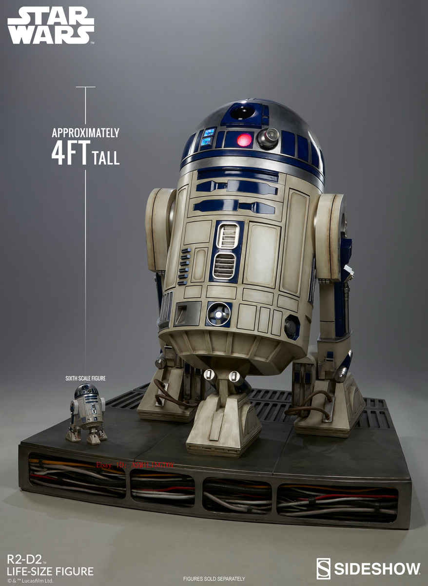 Sideshow 400277 R2-D2 1/1 Life-Size Star Wars Figure Statue Sideshow 400277 R2-D2 1/1 Life-Size Star Wars Figure Statue