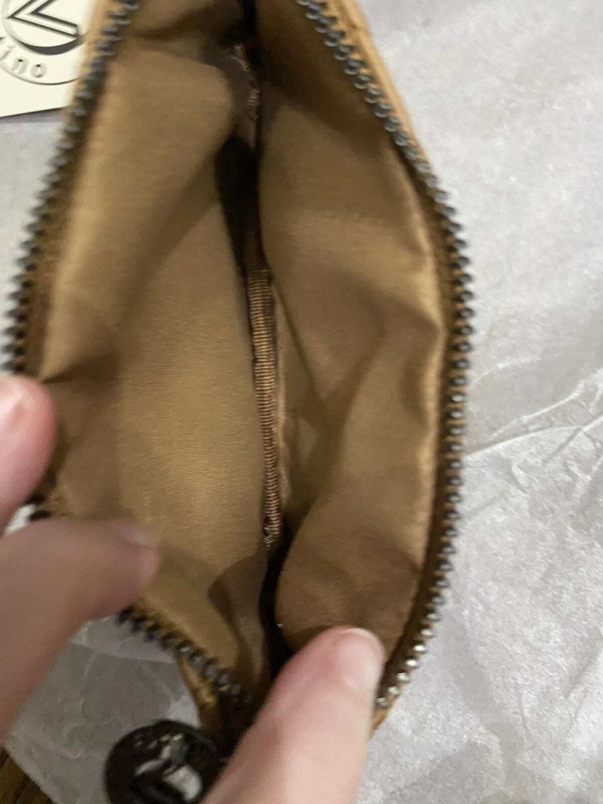 Valentino Orlandi Borsa Grande Trapuntata Taupe Tracolla Tracolla e Manico