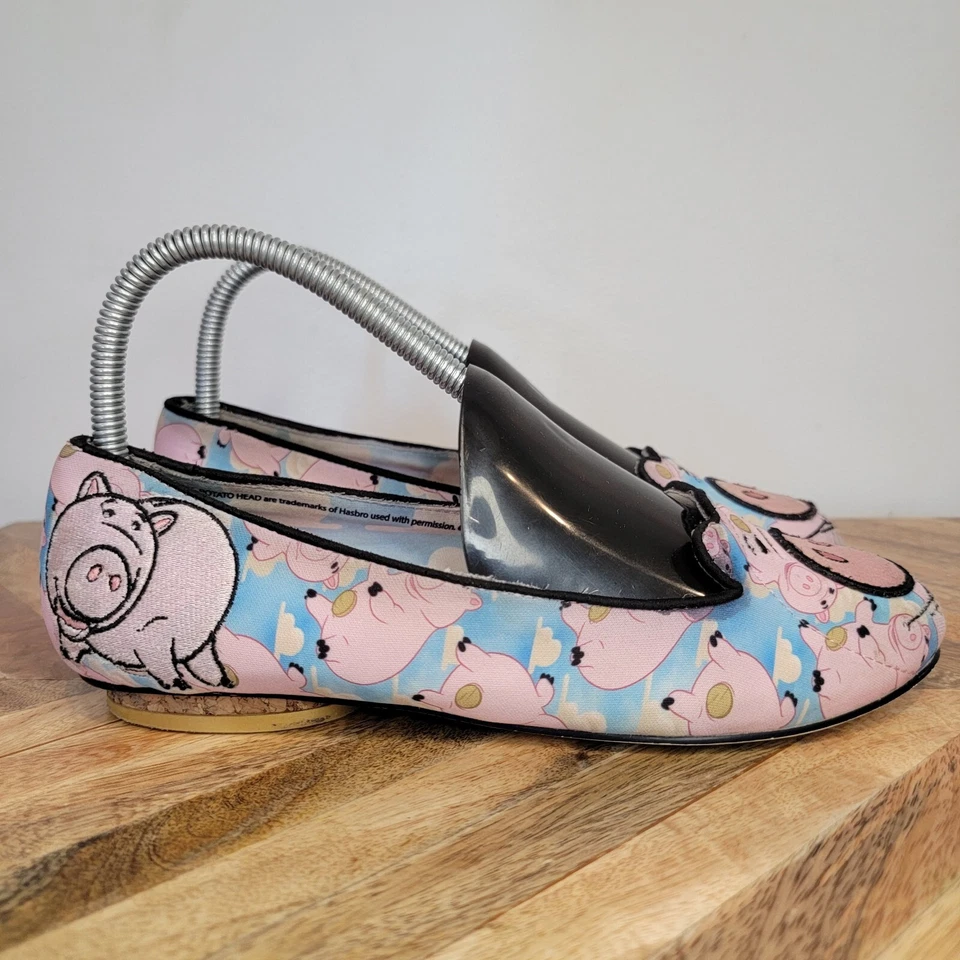 Irregular Choice Disney Toy Story Put A Cork In It Flat Shoes Hamm Pig Size 6.5 - Image 2 of 4