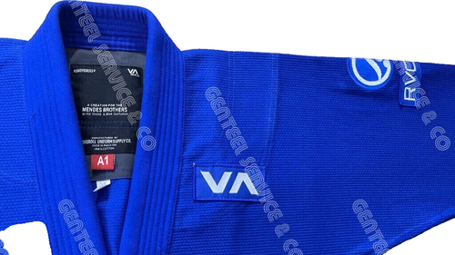 Top Selling Shoyoroll RVCA BJJ Gi Jiu-jitsu Brand New Blue Batch #60 With Bag A0 - Picture 1 of 16