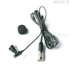 AT28 Black Lapel Lavalier Microphone for Audio Technica Wireless Transmitter