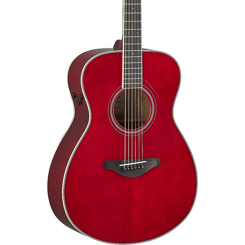 Yamaha Fs-ta RR Transacoustic FS Guitar Ruby Red 288 4lbs 12.1oz
