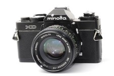 Minolta MINOLTA XD Body Black  MC ROKKKOR-PF 50mm F1.7 Light meter OK