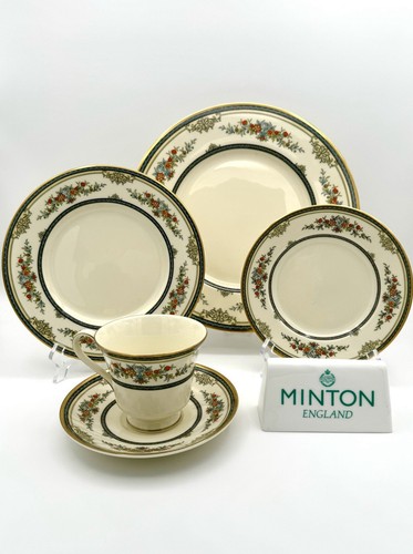 Minton Stanwood (Gold Trim) - 5 Piece Place Setting