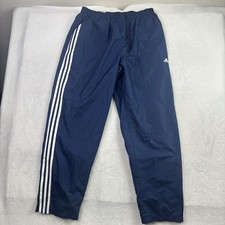 VTG Adidas Blue Sweatpants Track Pants Activewear Athletic Men's Large