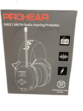 PROHEAR 027 AM FM Digital Ear Protection 25dB NRR Audio Headphones- Green