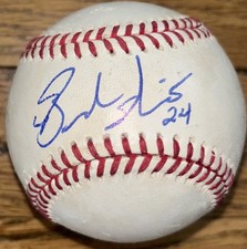 Brandon Nimmo Signed Official GU Major League Baseball PSA/DNA COA Texas Rangers