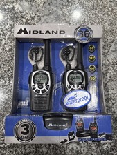 NEW Midland GXT1000VP4 2-Pk 36-Mile 50-Channel FRS/GMRS Two-Way Radio (Pair)