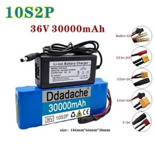 10S2P 36V 30Ah Li-ion Battery Pack 500W High Power for Electric Scooter E-Bike