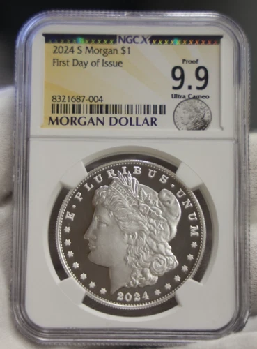 2024 S US Morgan Dollar $1 FDOI NGC X Proof 9.9 Ultra Cameo