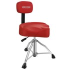 5 Core Drum Throne 4" Padded Guitar Stool w Backrest Height Adjustable Chair