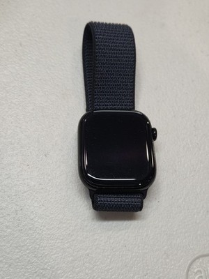 Apple Watch Series 10 GPS 46mm Jet Black Blue Sport Loop 2024 Not Locked #2.