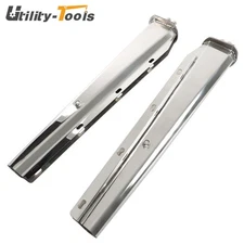 Bolt Semi Truck Tapered  30" Stainless Steel Straight Mud Flap Hanger 1 1/8