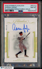 2020 Panini Flawless Signatures Gold Aaron Judge ON CARD AUTO 4/10 PSA 8 NM-MT