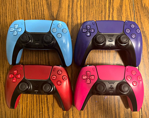 Sony DualSense PS5 Wireless Controller Lot of 4 Multicolor Ergonomic