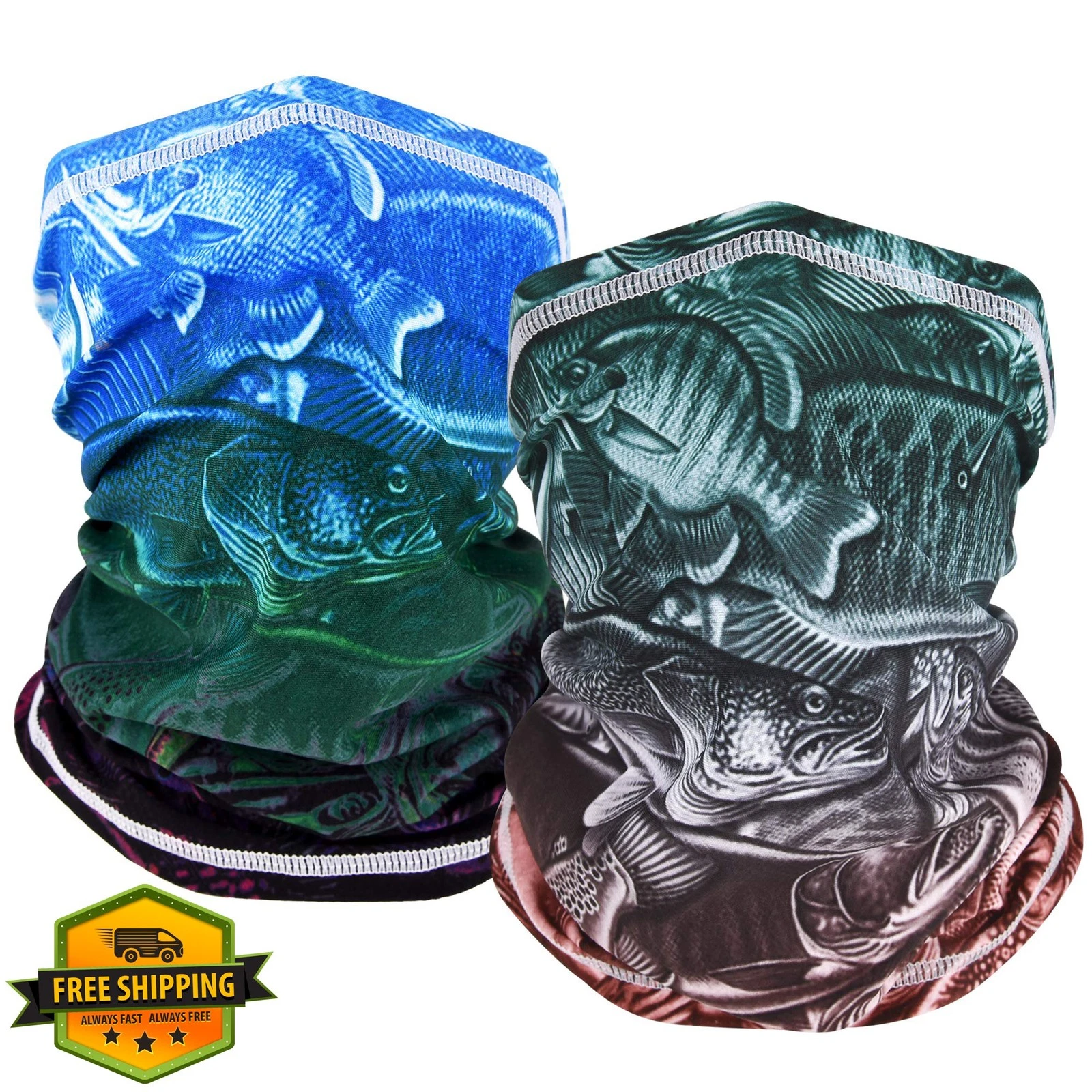 MCTi UV Neck Gaiter Face Mask UPF 50 Cooling Sun Mask 2 Pack
