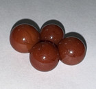Lot of 4 Vintage Brown Glass Toy Marbles - Unbranded Style Classic — photo 1