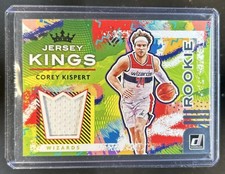 2021-22 Panini Donruss Corey Kispert Rookie Jersey Kings RC #RJ-CKP Wizards