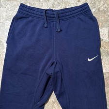 Nike Sweatpants Mens Medium Blue Club Fleece Joggers 27  Gym Essentials 716830