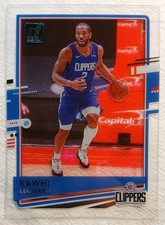 2020-21 Clearly Donruss Kawhi Leonard Los Angeles Clippers San Antonio Spurs SP