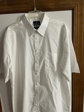 Stafford Travel Tailored Culture Easy Care Regular Fit White 17-1/2