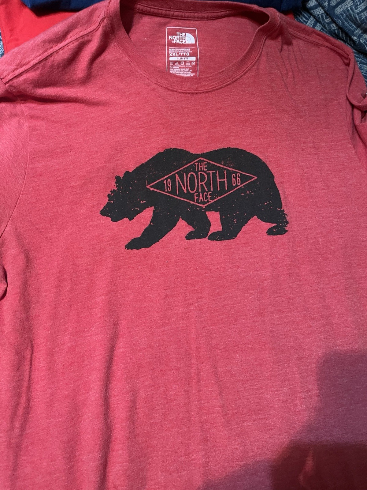 Men's The North Face Size 2XL Slim Fit Reddish Pink Jacket