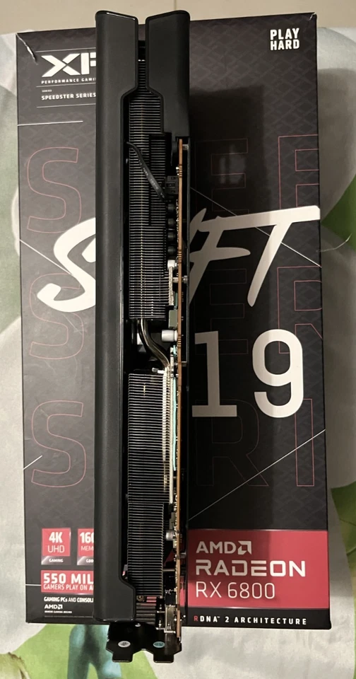 AMD Radeon RX6800 XFX SWFT 319 16GB VRAM GDDR6 RDNA 2 Scheda Video GPU - Immagine 4 di 4