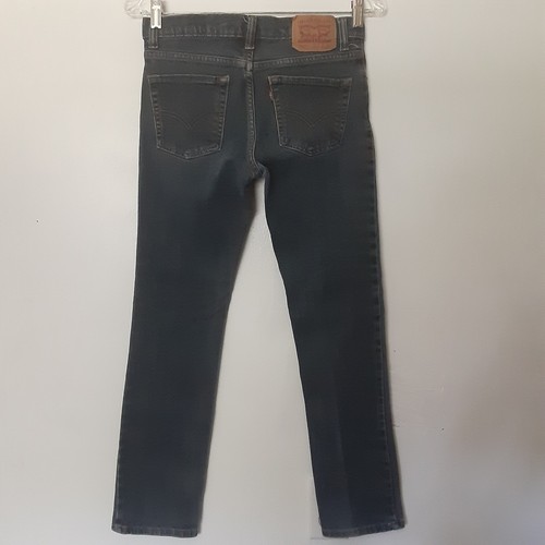 Levis 510 Skinny Boys Size 14 27 X 27 Denim Blue Jeans - Picture 5 of 10