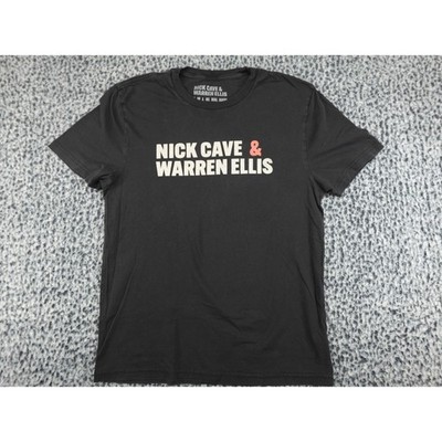 Nick Cave & Warren Ellis Band T-Shirt Mens Small Black Graphic Concert Tee