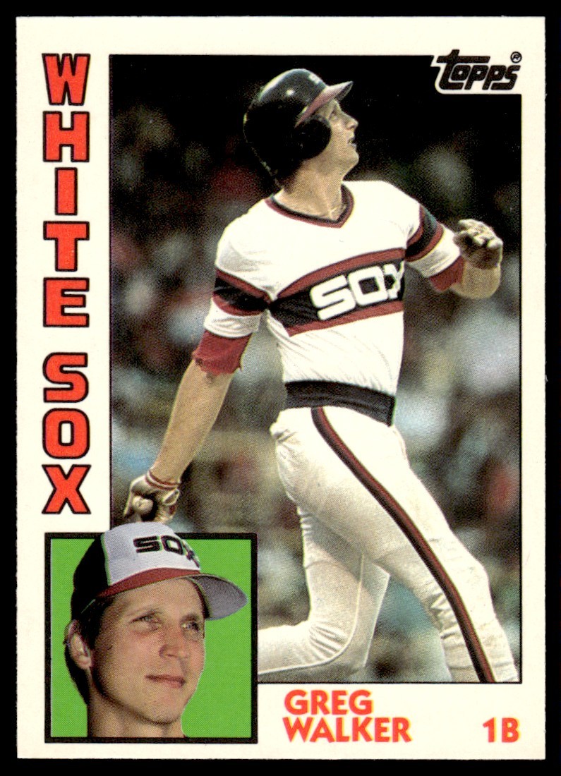 1984 Topps Tiffany Greg Walker Rookie Chicago White Sox #518