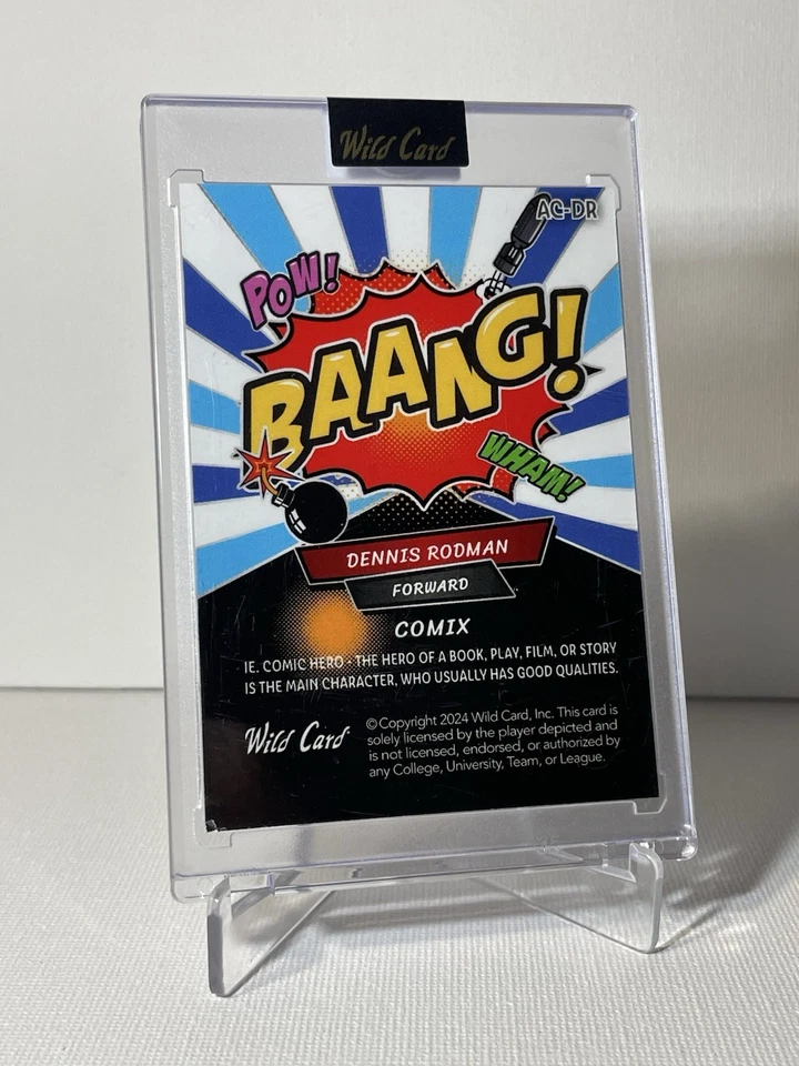 Dennis Rodman 2024 Wild Card Comix BANG 破损冰芝加哥传奇 1/1 — 第 3/3 张图片